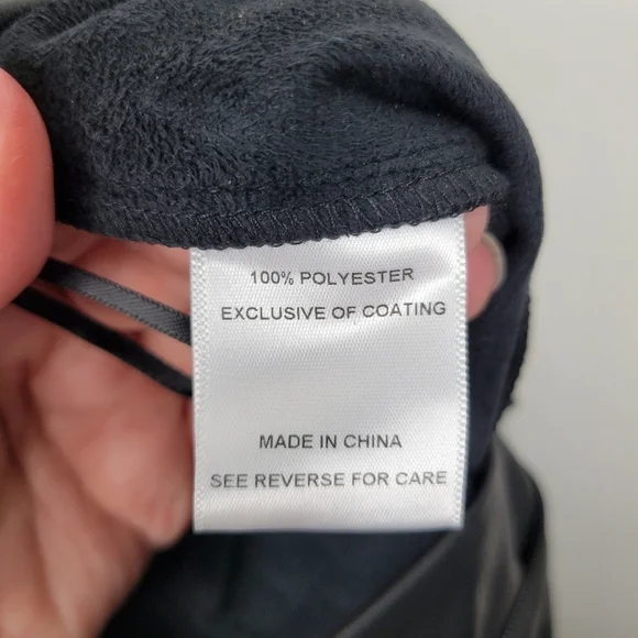 NWT Lucy Paris Faux Leather Paperbag-Waist Pants in Black - Picture 13 of 13